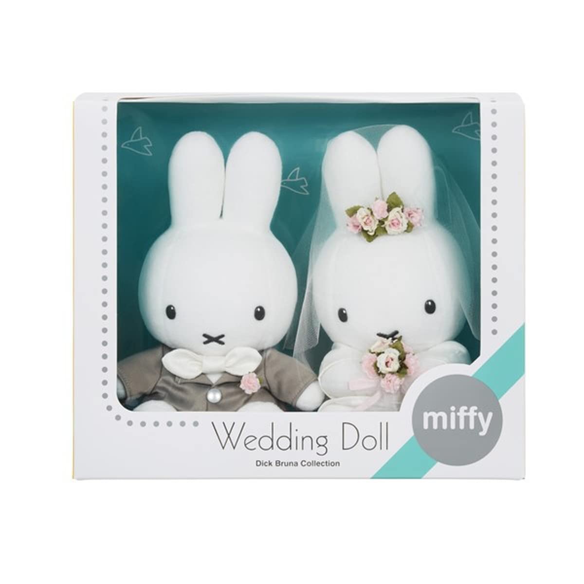 

Sekiguchi Miffy Wedding Doll Western-style Plush Toy Set Wedding Anniversary
