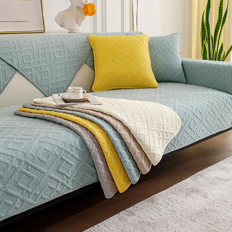 Sofa Cushion Four Seasons General Non-slip Sofa Cover Cover Living Room Light Luxury Cushion Backrest Towel Armrest Cover Cloth Thickening