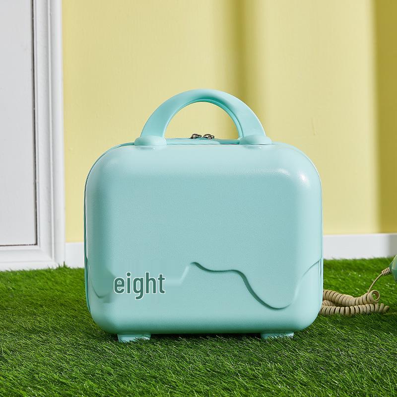 14 Cream Ice Cream Style Lightweight Makeup Case - Travel-Friendly Souvenir Storage Box 14-inch
