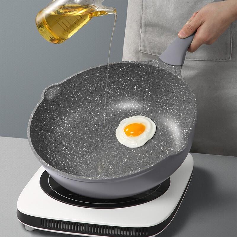 CHUDAHUANG Maifan Stone Non-Stick Stir-Fry Wok