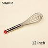 1pc Frullino per le uova Mixer Frusta per uova in acciaio inossidabile Filo da cucina Palloncino Frusta Latte Frullino per le uova Miscelatore per uova Strumenti
