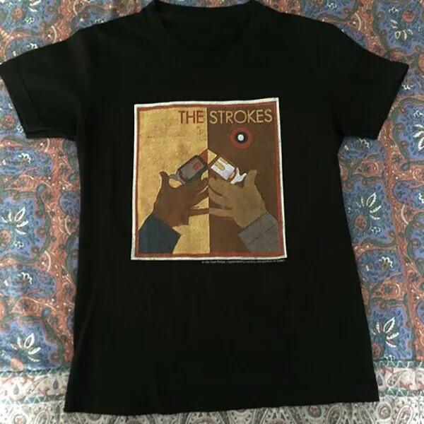 The Strokes Room on Fire fitted Black Men T-Shirt Unisex T-Shirt XL