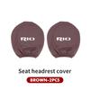 For KIA Car Seat Headrest Cover Protector Anti-slip Case Soul Spectra Niro Cadenza Sephia Carens Forte Stinger NI5