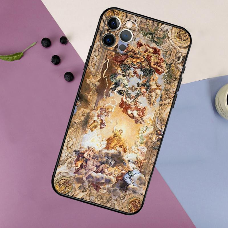 Renaissance art Painting Phone Case For iPhone 16 15 14 13 12 11 17 Pro Max 13 mini 16 Plus 16e 17 Air Bumper Cover