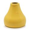 The Himalayan Goods Company Ceramic Reed Vase Pot Aroma Oil Incense Diffuser (4 × 4 Inches, Yellow).