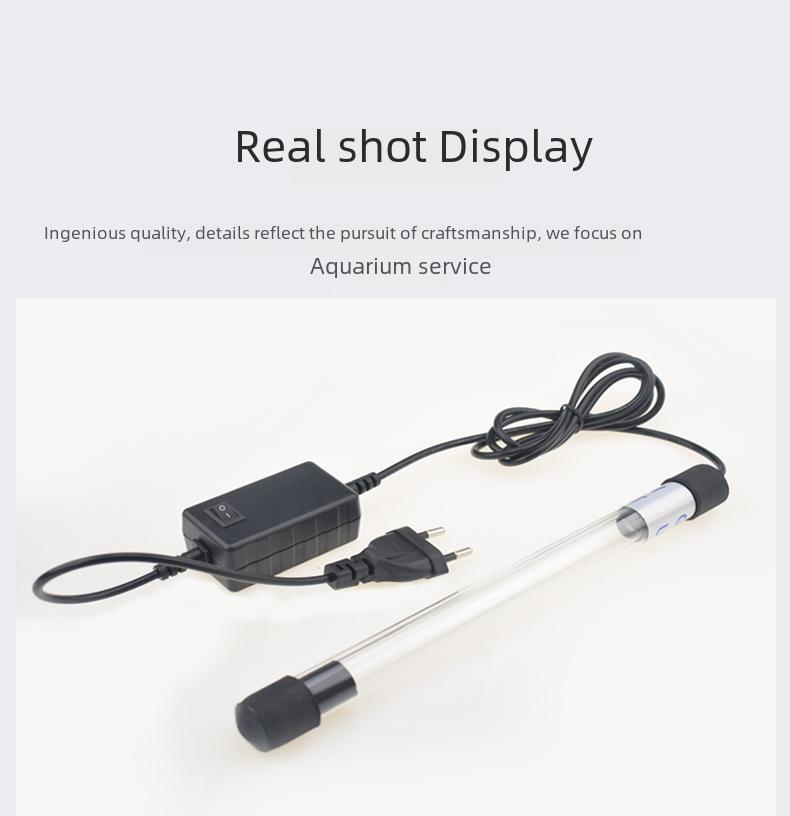 Submersible UV Sterilization Lamp for Aquarium and Fish Pond Purification