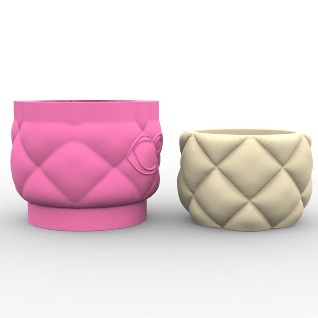 Multipurpose Silicone Mould for Plant Pot Sofa Texture Succulent Planter Mould Easy Demoulding Pen Holder Craft Tool