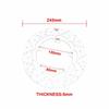 A62E-For MT-03 FZ1 FZ1 Fazer FZ6 FZ6 S2 Motorcycle Rear Brake Disc Brake Rotor Replacement Accessory