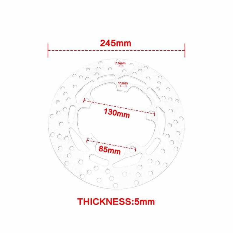 A62E-For MT-03 FZ1 FZ1 Fazer FZ6 FZ6 S2 Motorcycle Rear Brake Disc Brake Rotor Replacement Accessory
