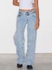 Jeans dritti in denim da donna di alta qualità europei e americani