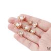10pcs Pearl Shell Charms 13x15mm Small Ocean Shell Pendants for Jewelry Making Crafting Accessories
