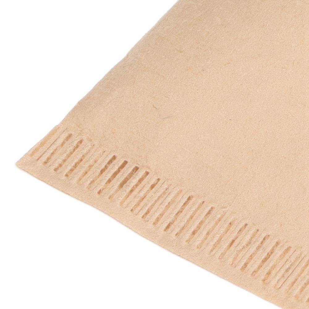 100 Pcs Set Unbleached Coffee Filter Cone No Chemical Coffee Drip Paper Coffee Brewing
