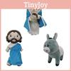 Jesus Plush Toy 32cm/12.6in Cartoon Style Crystal Ultra Soft Customizable Design