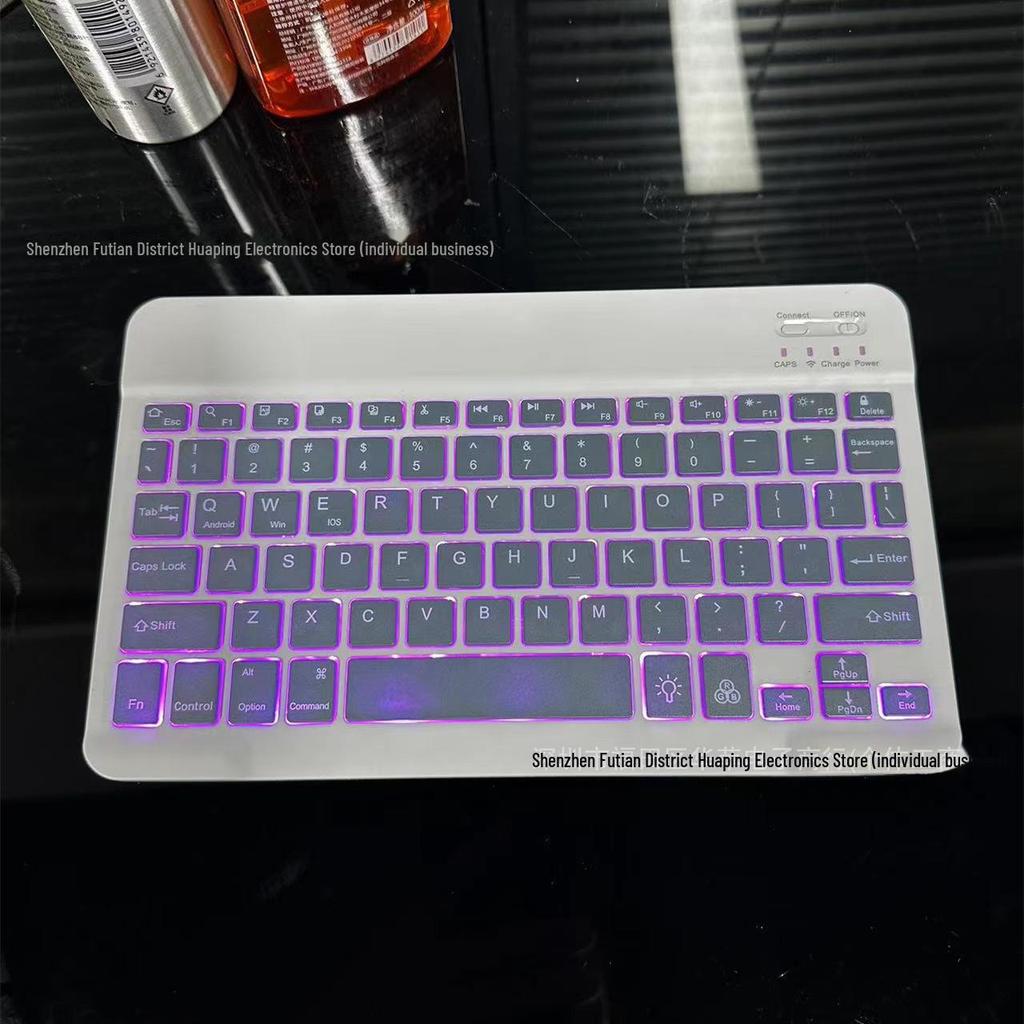 Universal 10-Inch Bluetooth Keyboard & Mouse Set for iPad, iPhone, Android & Tablets