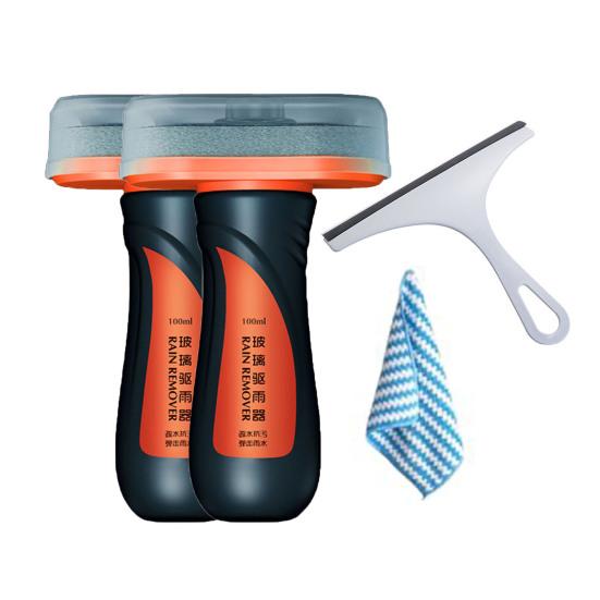 

Доска для чистки автомобильных стекол Гидрофобная защита лобового стекла Окна автомобиля Долговечная прозрачность Отталкивает дождь Гидрофобный 2pcs Rain repeller