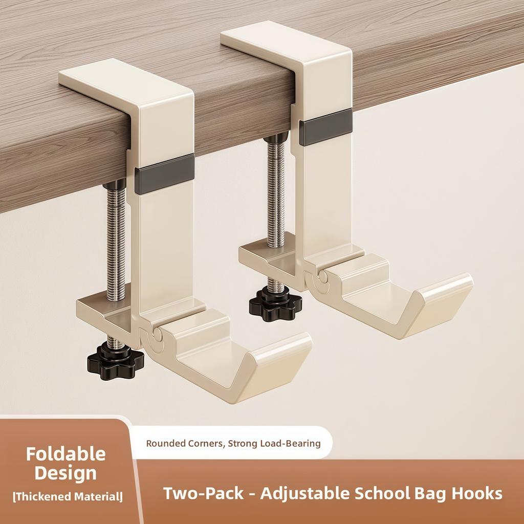 Portable Headset Hanger Punch-free Table Side Hook Wall Hanging Racks Multi-functional Holder for Gaming Headphone Organizer