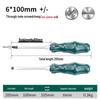 Durable One-Piece Magnetic Torx & Phillips Screwdriver and Pry Bar: High Hardness, Hammer-Ready Flat-Head Design