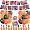 Theme Birthday Party Decoration Children's Birthday Flag Cake Inserted Pendant Party Layout
