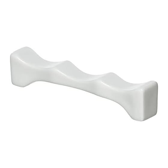 Koyo Pottery Triple Cutlery Rest, White Porcelain