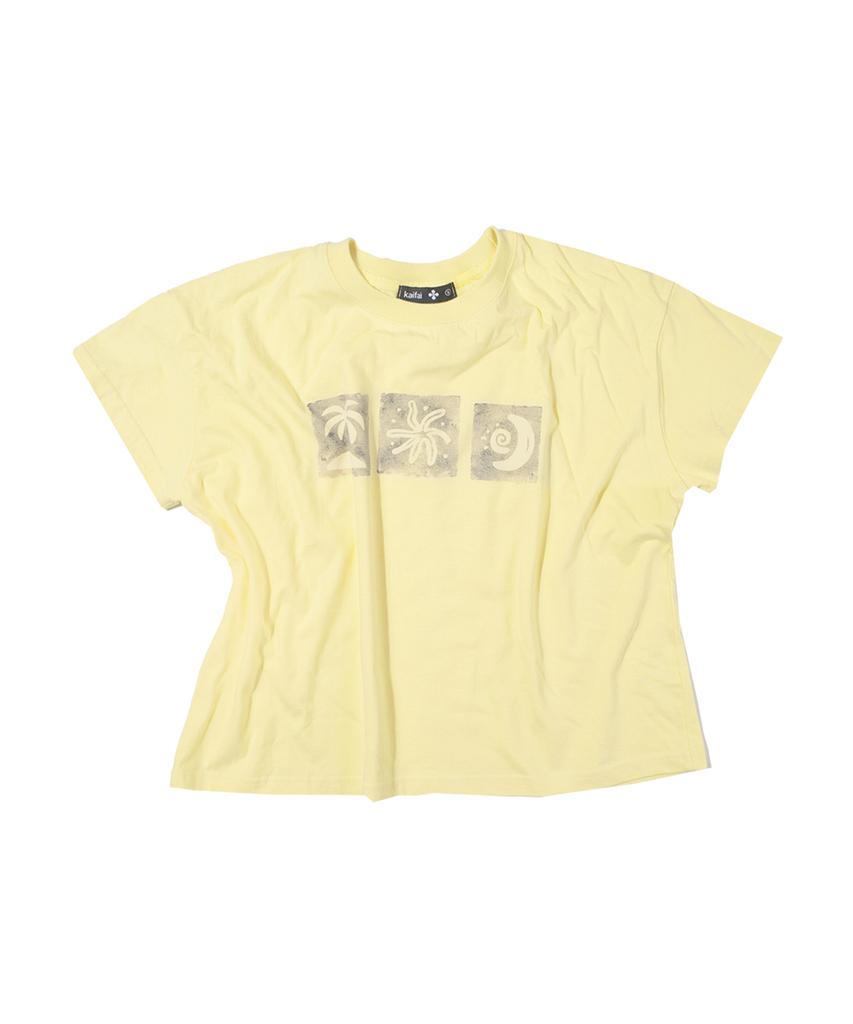 KAIFAI Summer Rhythm Short Sleeve T-Shirt (Lemon) K26Qb239