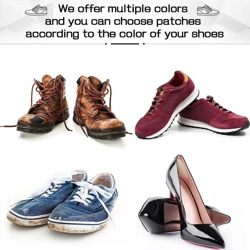 Heel Repair Subsidy Sticky Shoes Hole Sneakers Insoles Patch Heel Pads Heels Sticker Protector Foot Care Anti-Wear Inserts 2/4/6 PCS