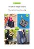 Koman B-86-H Ultra-light Self-storing Water-repellent Multi-purpose Bag for Camping, Sports, Commuting, and Grocery Shopping