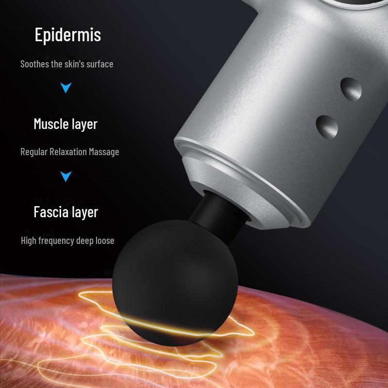 Cross-border Deep Muscle Relaxation Electric Massager: Portable Neck and Body Massage Gun