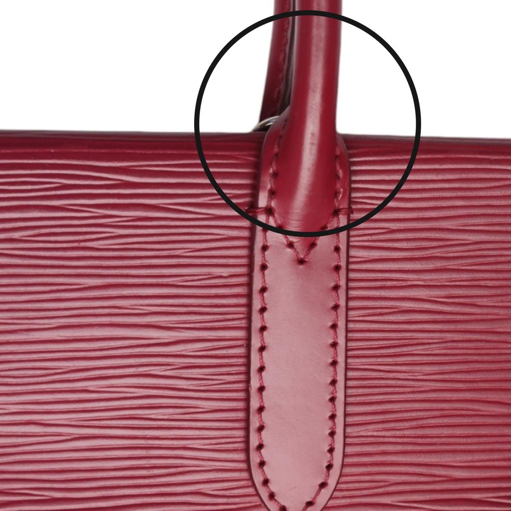 LOUIS VUITTON Epi Marley MM Handbag Epi Leather Fuchsia Women M94615 Used