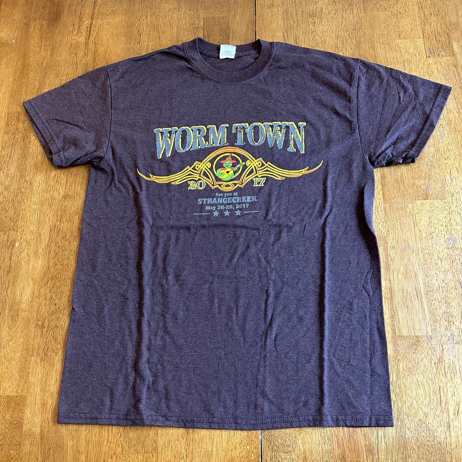 Wormtown Brewery Strangecreek T Shirt Medium 2017 S