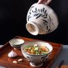 9-inch Lotus High-Foot Ceramic Noodle Bowl