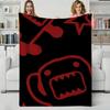 Character D-Domo-kuns Throw Flannel Blanket Perfect for Sofa Office Bed Travel Sleep Read Relax Camping four season use