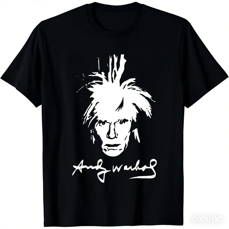 

Unisexs A Ndy Wa Rhol Gumby Pokey TShirt Signature Pop Art Design Heavyweight Casual Round Neck S