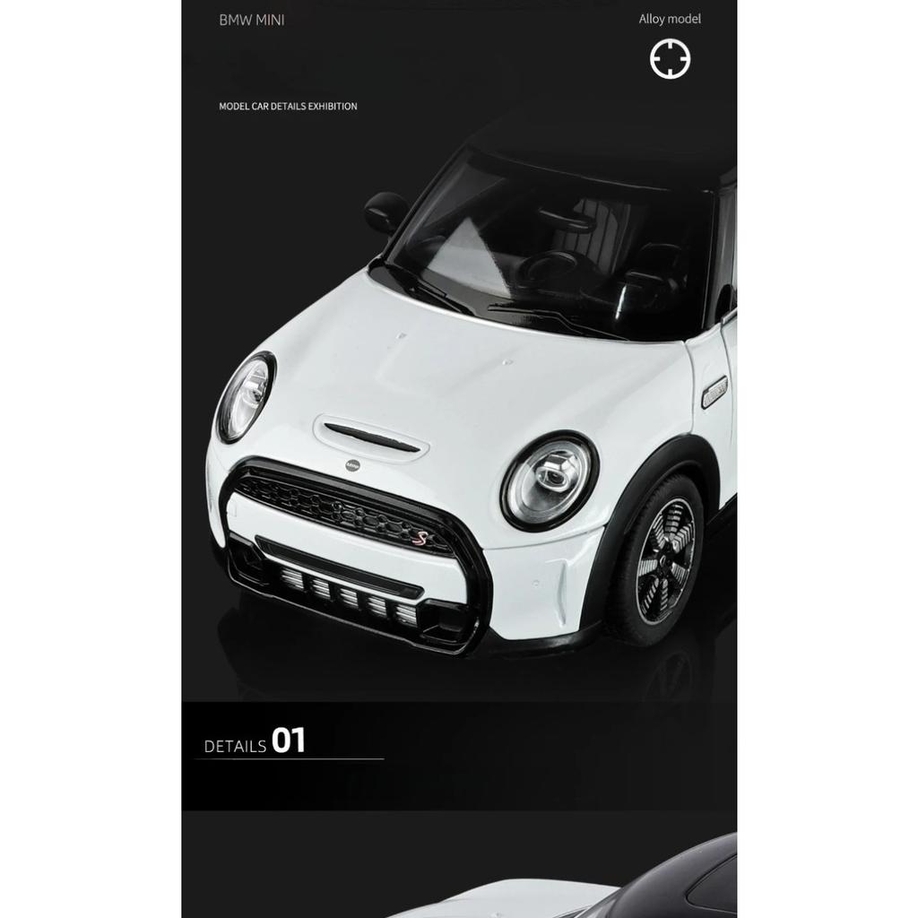 Offiziell lizenziertes Simulations-1/18-Maßstab BMW MINI Cooper Legierungsauto-Modell Sammlung Miniaturauto Freund Geschenk Spielzeugfahrzeug