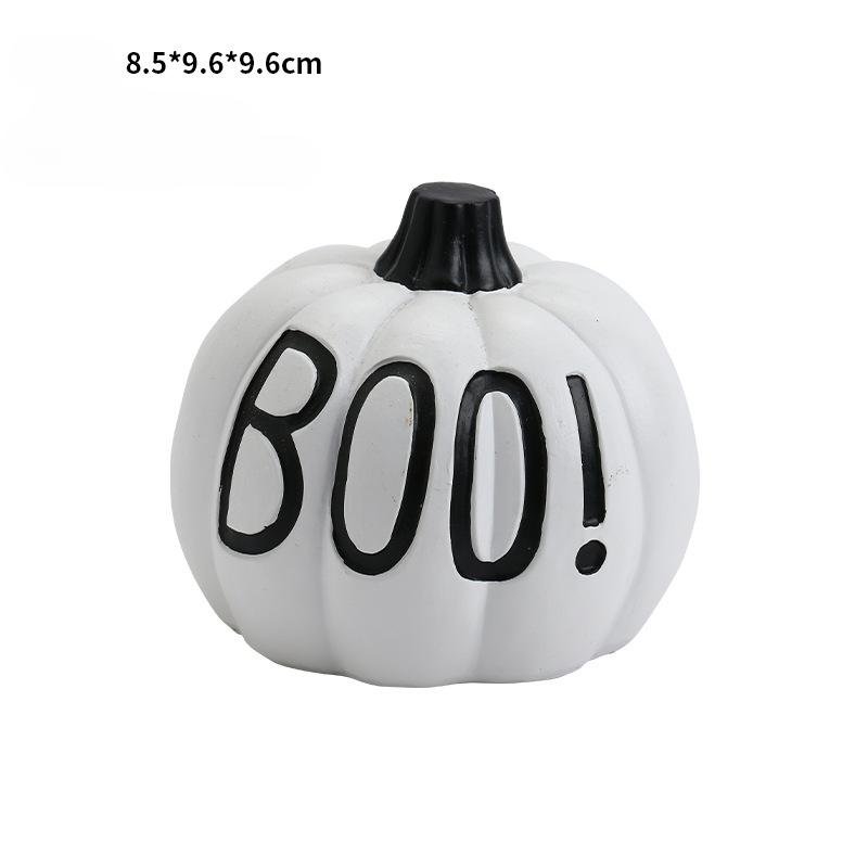 Halloween Decorations, Ins, European Style, Resin, Pumpkin Decorations, Ghost Festival, Party Desktop Ornaments