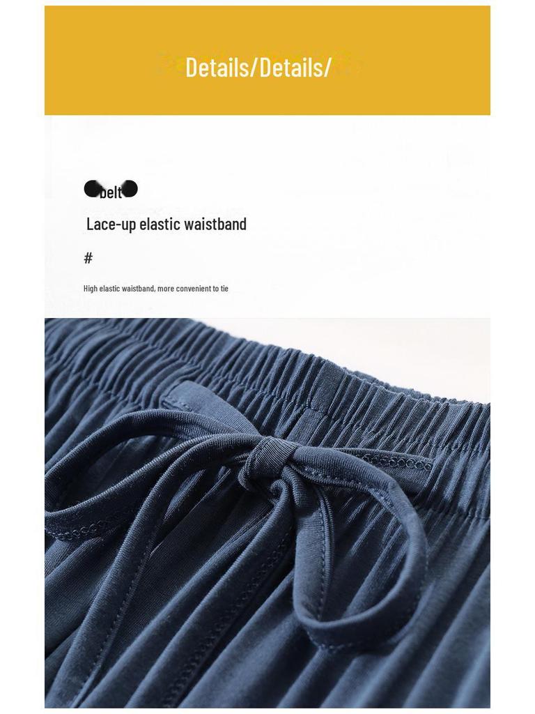 Pantalon large taille haute en soie glacée pour femme