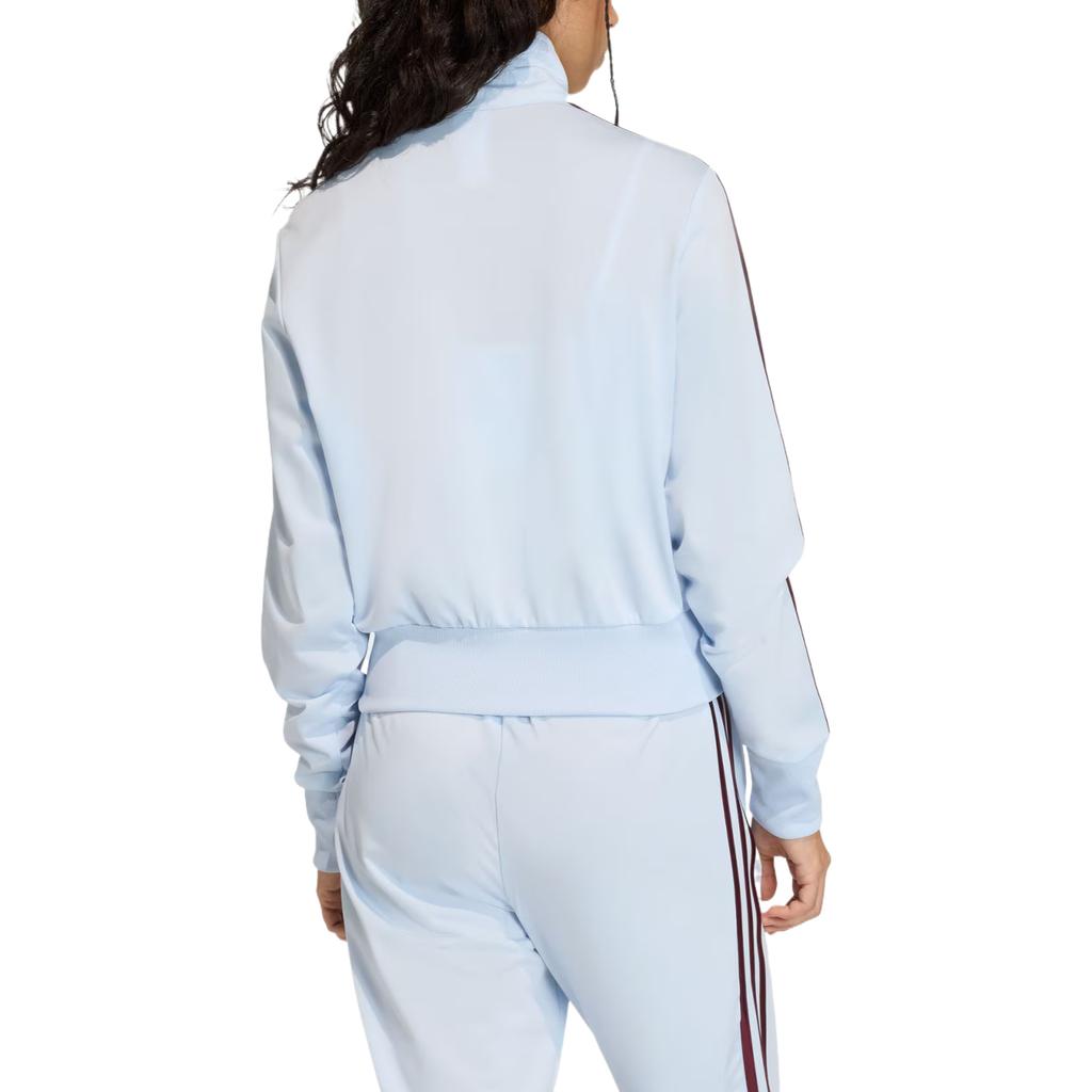 adidas Solid Color Zip Long Sleeve Funnel Neck Jacket Women Jackets KC6574