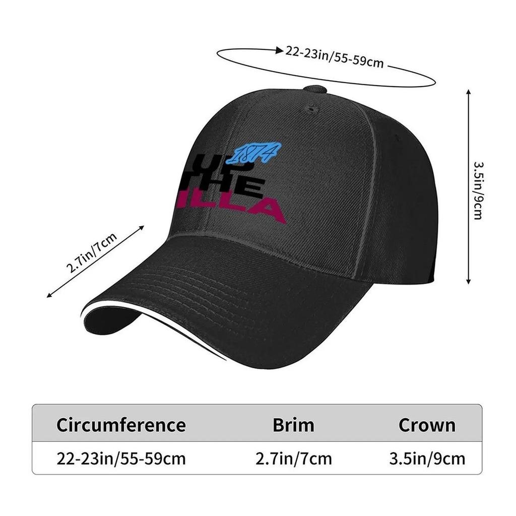 UP THE VILLA Baseball Cap Vintage Bobble Hat Dropshipping Hat Unisex Unisexs Tennis Womens