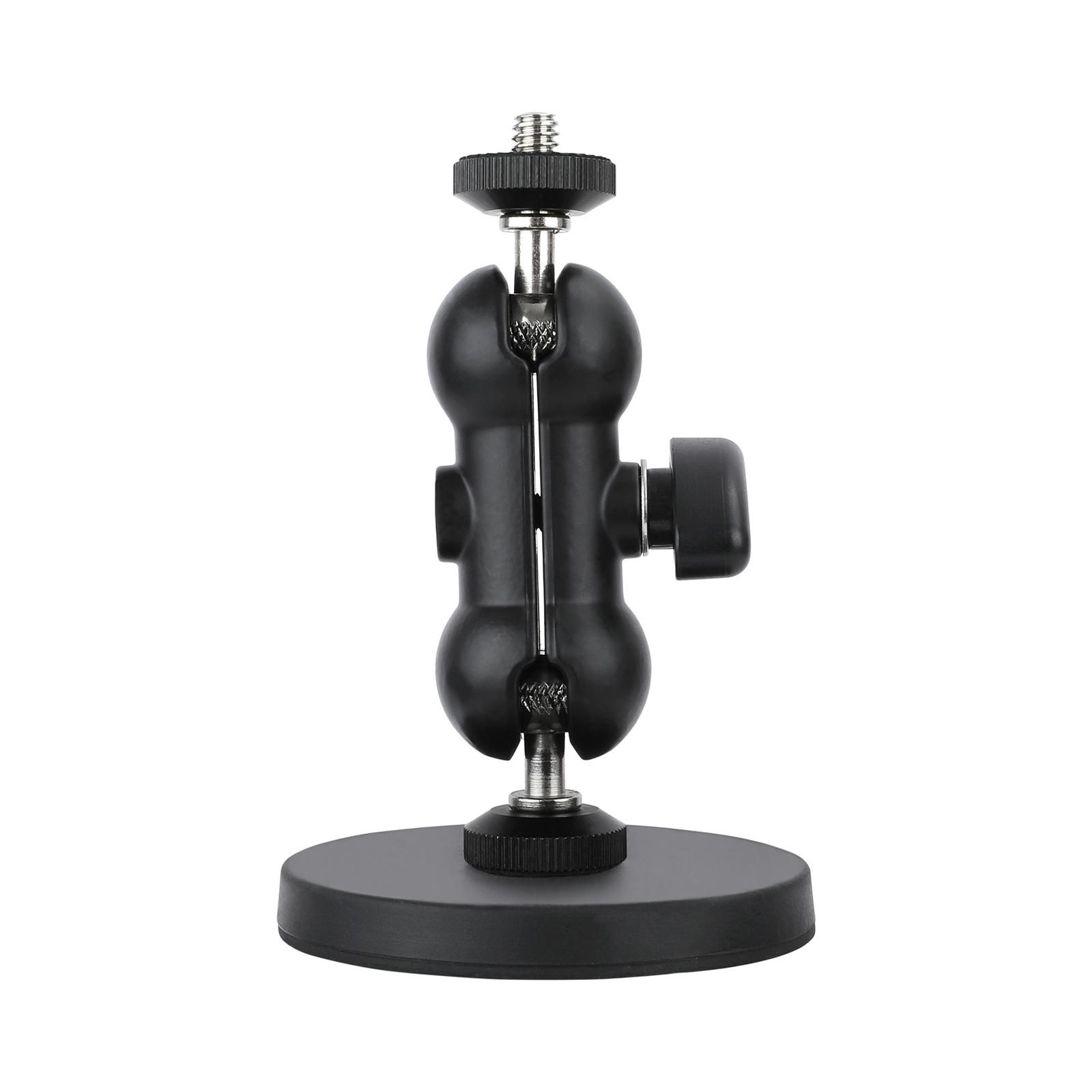 

Metal Magnetic Car Suction Cup Mount Camera Holder Stand 180 Ball Head Universal for 11 10 9 8/360 Action Cameras