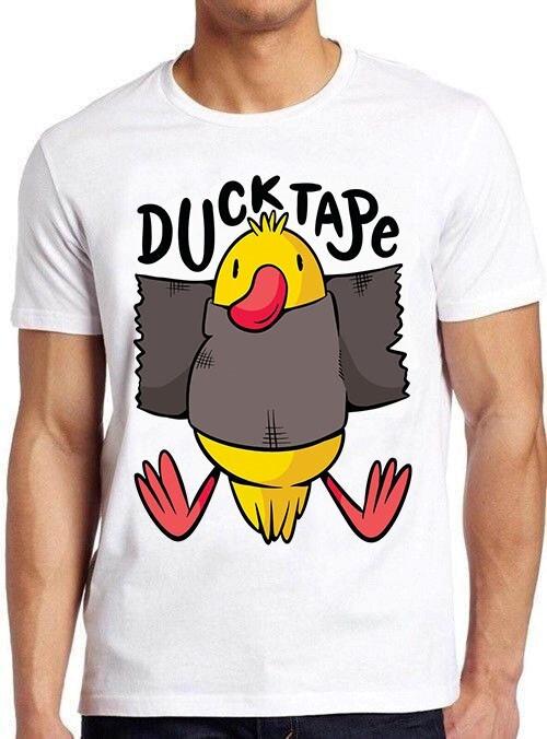 Duck Tape Rubber Toys Joke Funny Meme Cool Gift Funny Top Tee T Shirt C1132 XXXXL