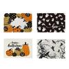 Branches Fall Coffee Cup Table Mat Halloween Cute Ghost Placemat Tree Crows Halloween Placemats Pad Bowl Mat Kitchen Tablecloth
