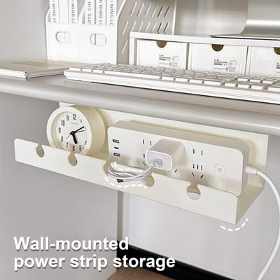 Büro Schreibtisch Kabel Organizer Box Unter-Tisch Router Steckdosenleiste Halter Kabelmanagement Halter Kein Bohren Klebend Kabelaufbewahrungsbehälter