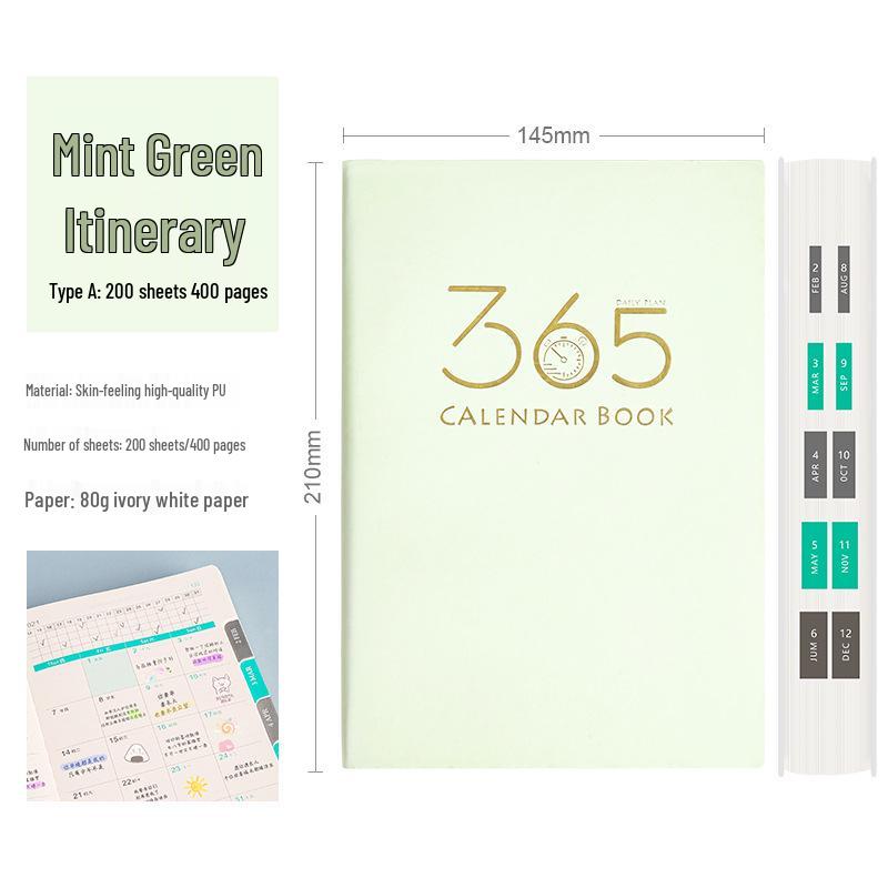 2026 Daily Planner & Self-Discipline Handbook: 365-Day Thickened Notebook