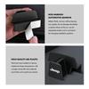 Car Sun Visor Sunglasses Holder Eyeglasses Clips Accessories For Jeep Grand Cherokee Patriot Renegade Compass Wrangler