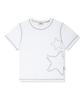 FALLETT Star Lettering T-Shirt White