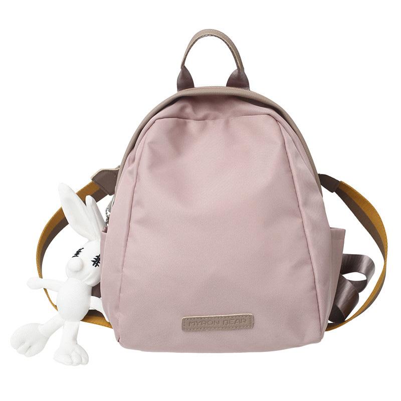 Schoolbag small schoolbag female commuter mommy bag double shoulder sports bag college student class backpack fashion crossbody shoulder bag tide