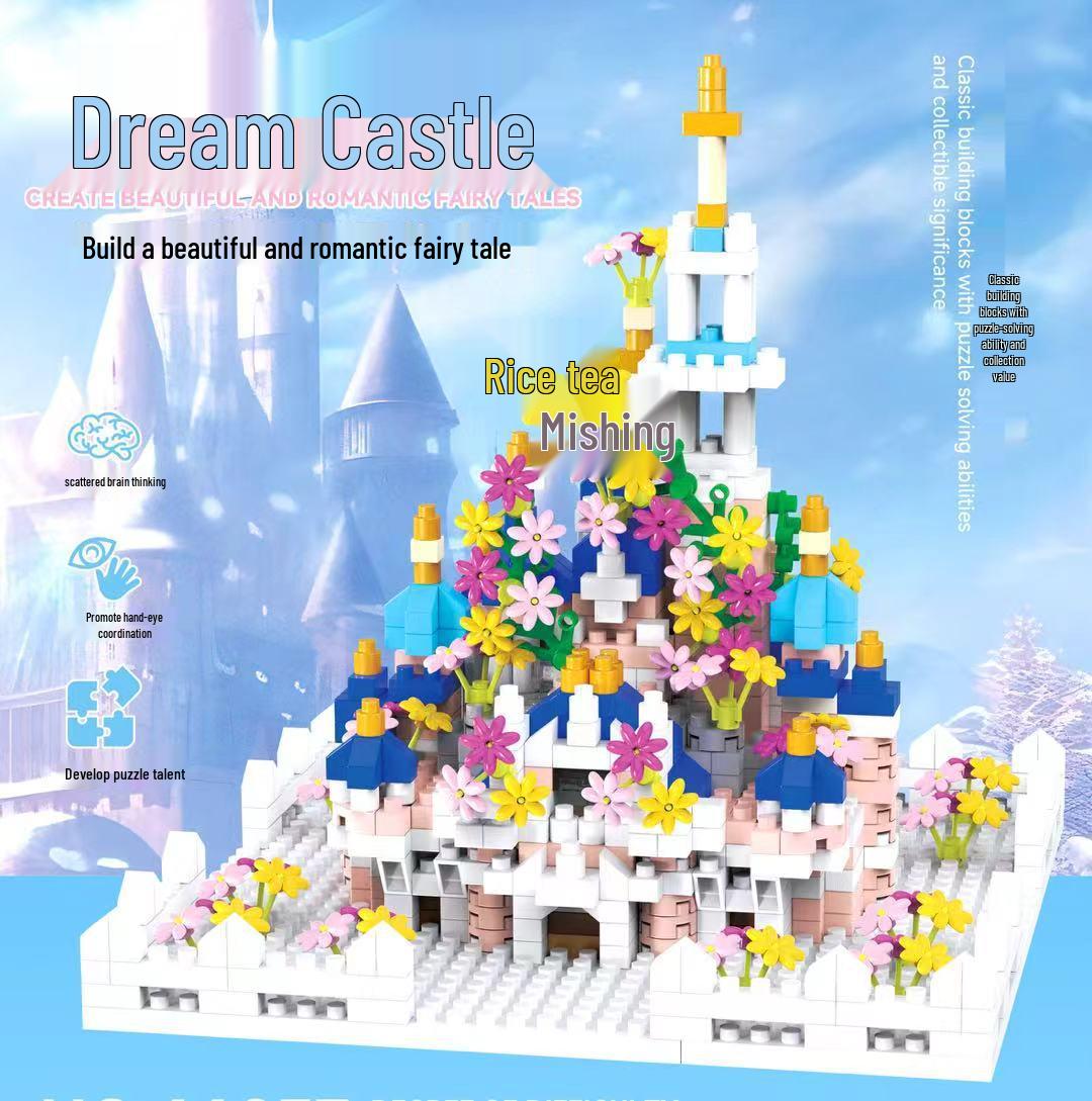 

Совместимые конструкторы Замок Сакуры Принцессы Диснея: Серия для взрослых высокой сложности - Идеальный подарок на день рождения для девочек