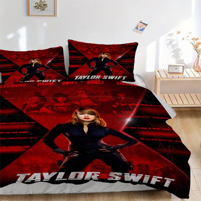 

3pcs Taylor Swift Duvet Cover Set for Bedroom - Includes 1 Duvet Cover and 2 Pillowcases (Core Not Included) yy251015213 135x200cm