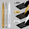 Metallic Soft Tip Craft Pen Set - Gold & Silver for DIY Album, Journal, Card Making, Signature & Sutra Copying.
