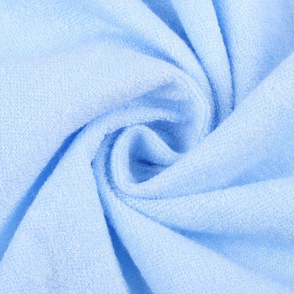 Elderly Waterproof Bib Adult Mealtime Saliva Towel Dining Apron Clothes Protector Light Blue L