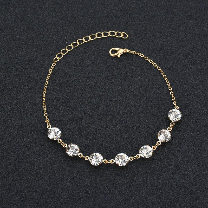Simple Slim Adjustable Ankle Bracelets Silver Color Anklets for Women Summer Beach On the Leg Chain Cheville Foot Jewellery